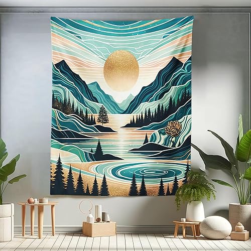 Miniatura 177 de Ambesonne Tapiz vintage, detalles de relojes mecánicos, diseño steampunk, diseño steampunk, para colgar en la pared para dormitorio, sala de estar,