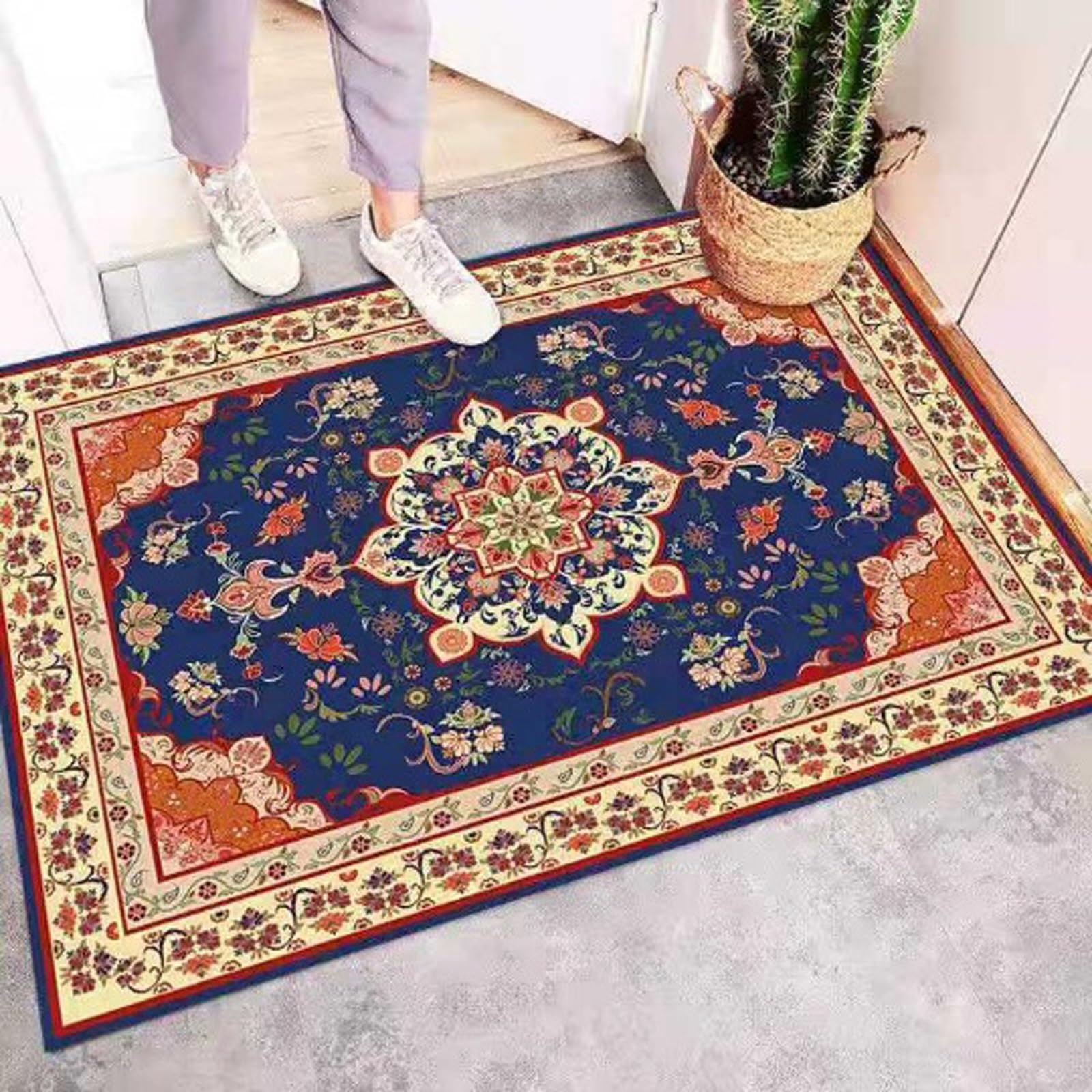 Paillasson d'entrée extra durable et facile à nettoyer pour patio et porche