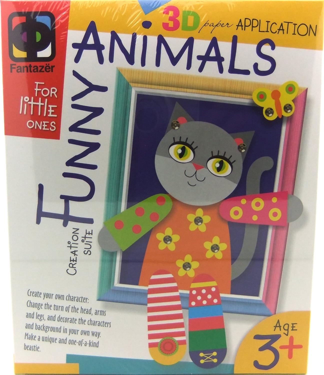 Fantazer Funny Animals Number 3 Kitty Craft Kit