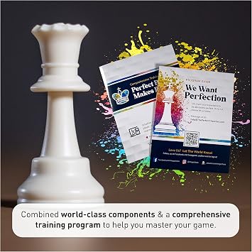 MegaChess Staunton Triple Weighted Chess Set, 3.8 King