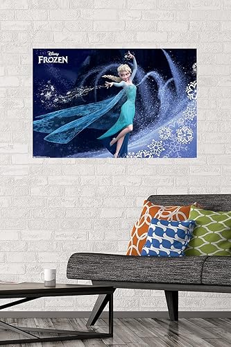 Miniatura 2 de Trends International Póster de pared de Elsa de Frozen, 22.375 x 34 pulgadas