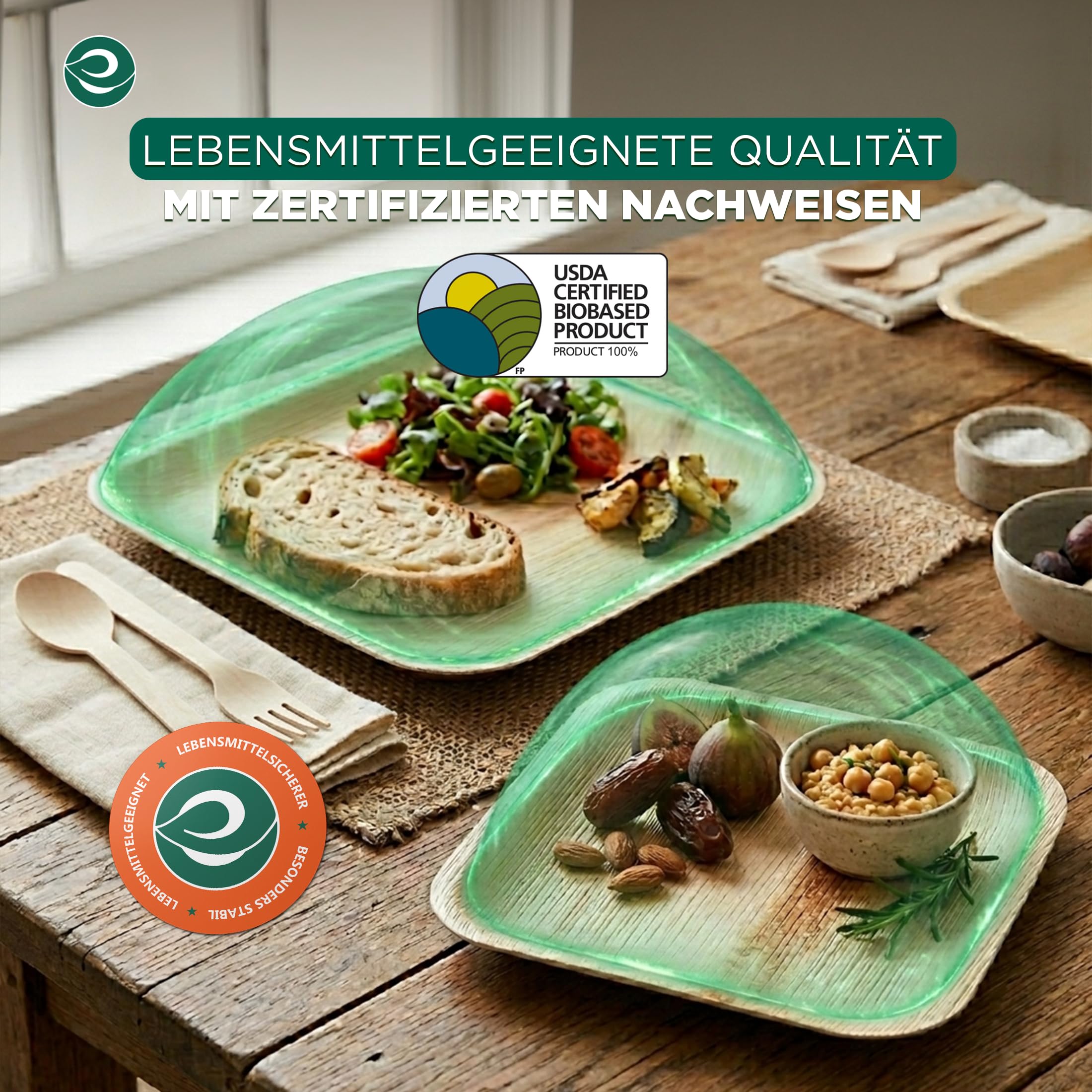 ECO SOUL Disposable Plates