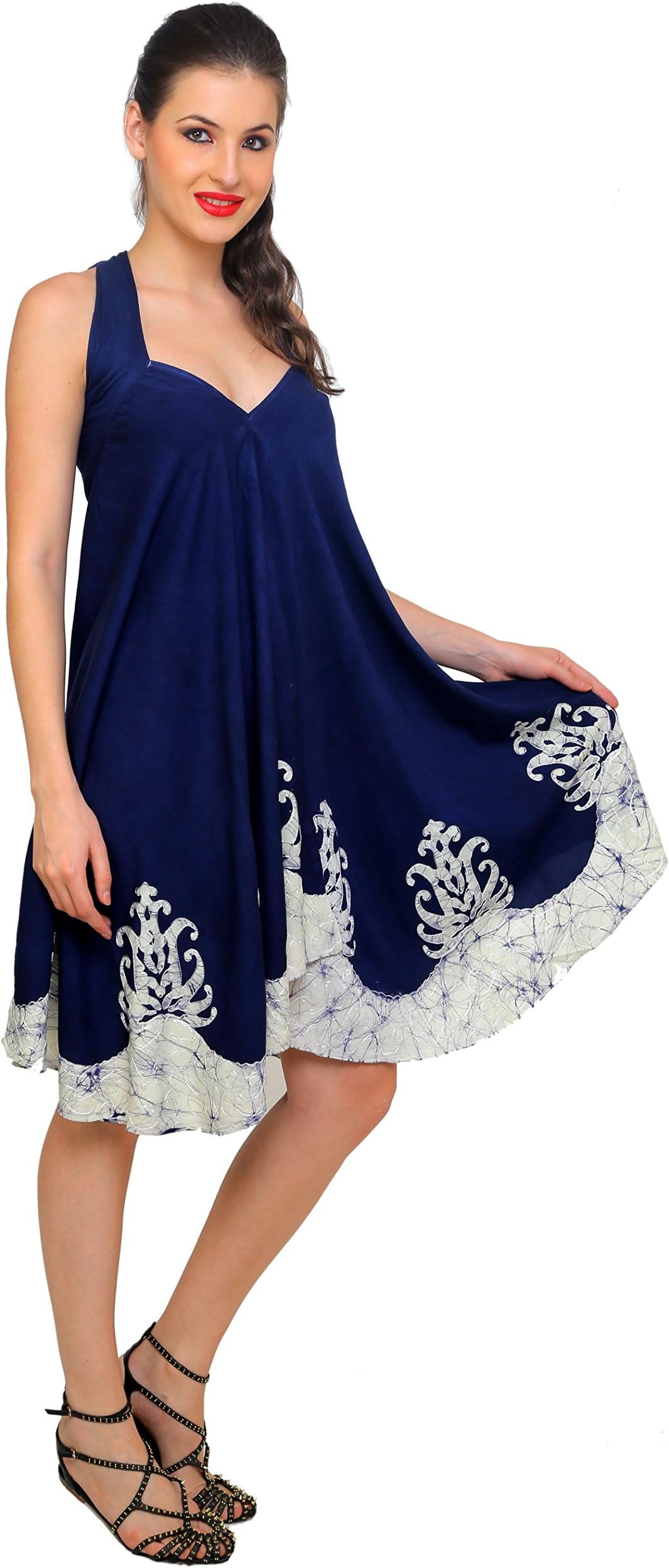 TrendzArt Batik Print 3-in-1 Magic Dress - Sarong Top/Wrap/Skirt