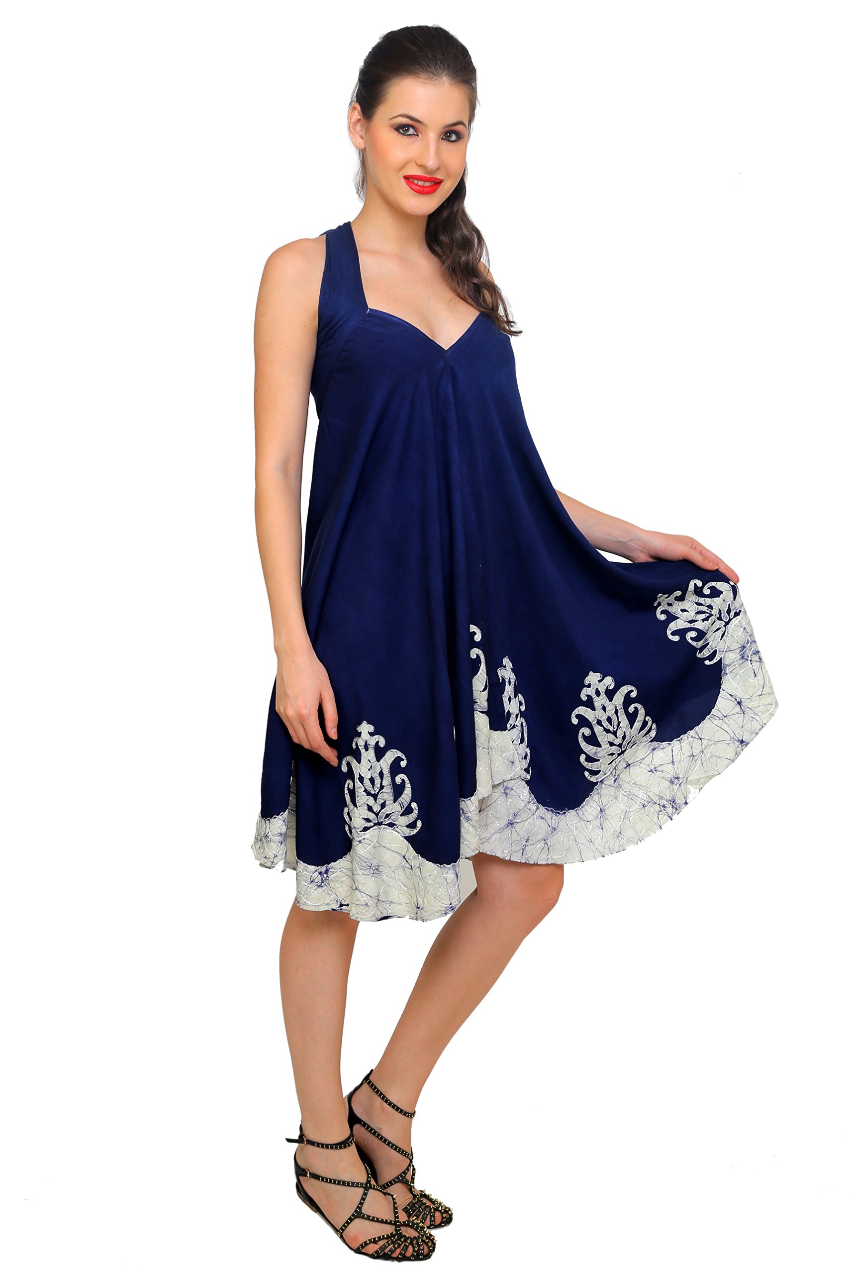 TrendzArt Batik Print 3-in-1 Magic Dress - Sarong Top/Wrap/Skirt