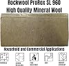 10 pk 24 x 24 x 1 Rockwool ProRox Mineral Wool, Replaces Owens Corning Thermafiber, BMW122-10PK
