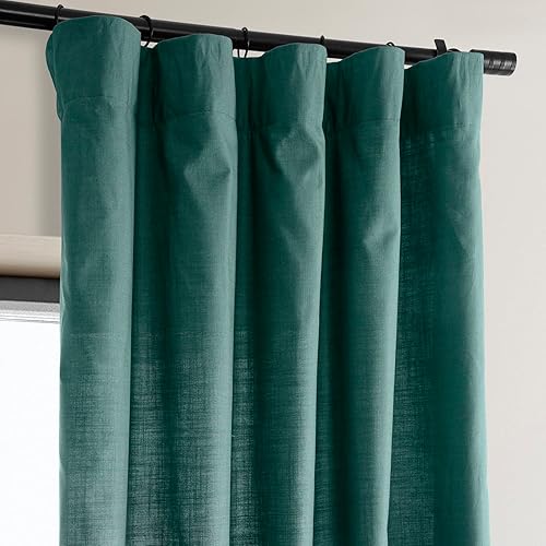Miniatura 4 de HPD Half Price Drapes DTCC-21113-96 - Cortinas de algodón liso para dormitorio y sala de estar, 50 x 96 pulgadas, con textura de duna, 2 pares (2