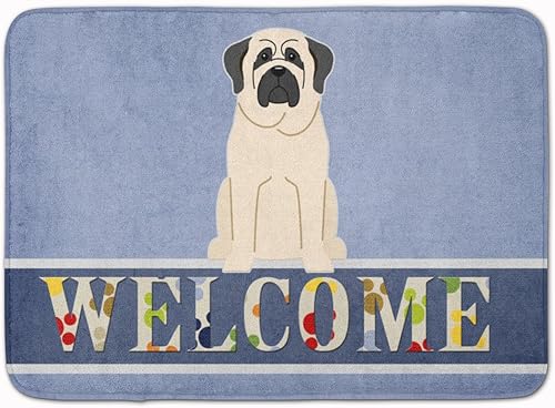 Caroline's Treasures BB5598RUG - Tapete de espuma viscoelástica lavable a máquina, tapete de baño antideslizante, duradero, grueso, lavable a