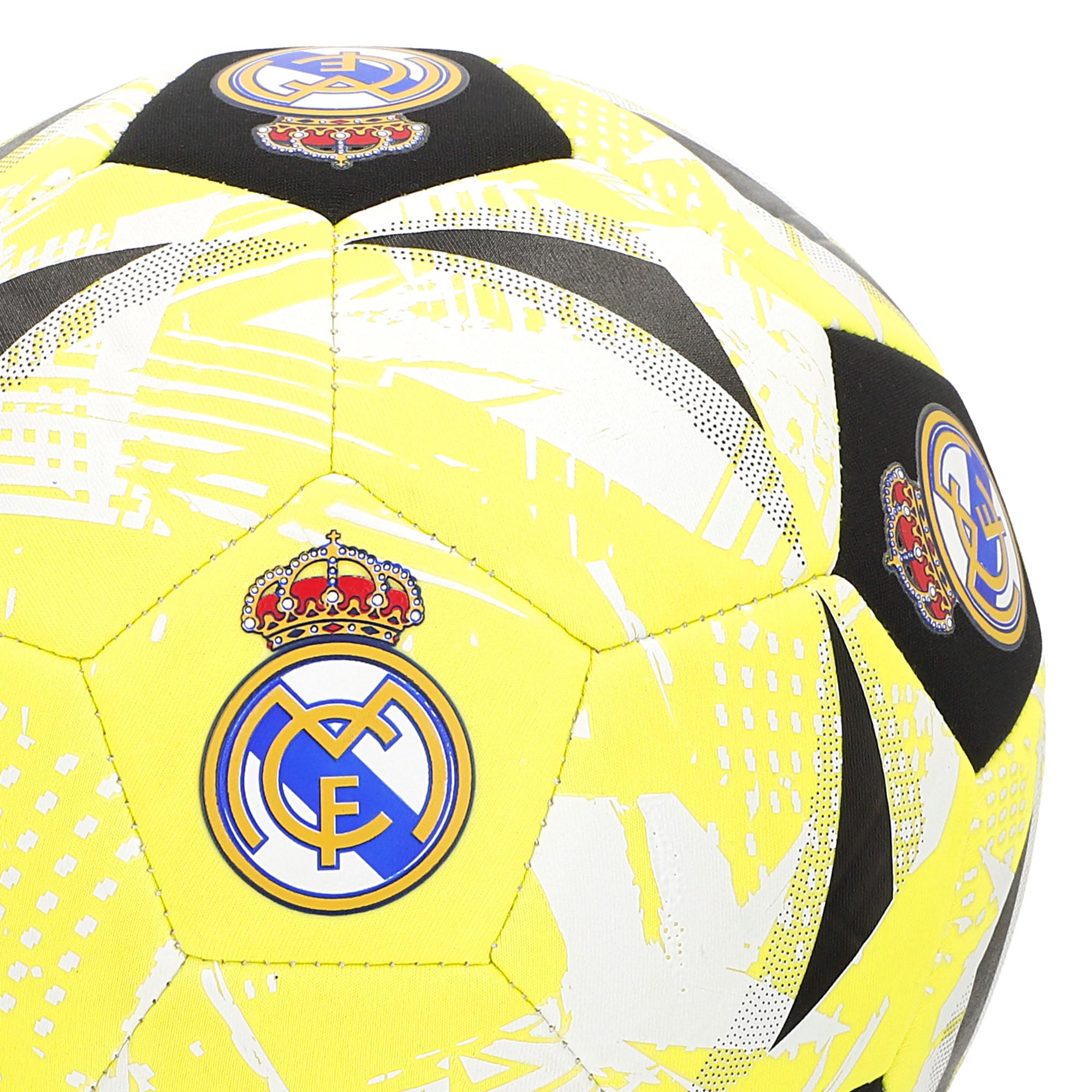 ColorBaby Real Madrid balón de fútbol Playa Neopreno Talla 5 21 cm Resistente al Agua