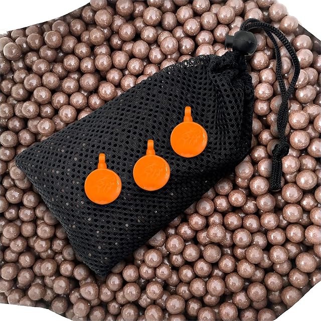 RRLOM Slingshot Ammo Mud Ball, 500 Pcs Slingshot Clay Ball 3/8 inch, 9-10mm Slingshot Biodegradable Ammo Catapult pellet