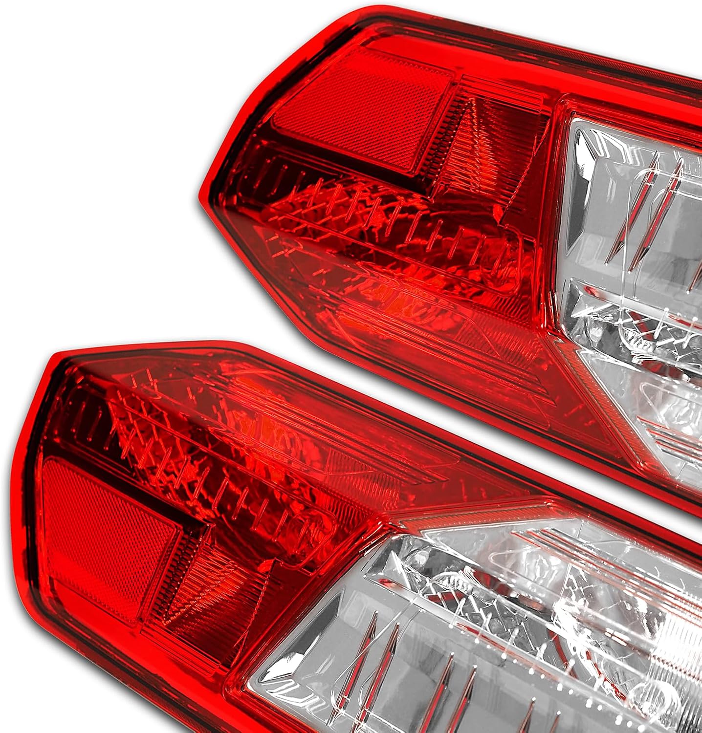 Tail Lights Compatible with Ford Transit 2015-2025 150 250 350 350HD 2022-2025 E-Transit Taillights W/Bulbs and Wires (A Pair) Replace CK4Z13405G/F02800242C/CK4Z13404K/F02801242C (Not for DRW)