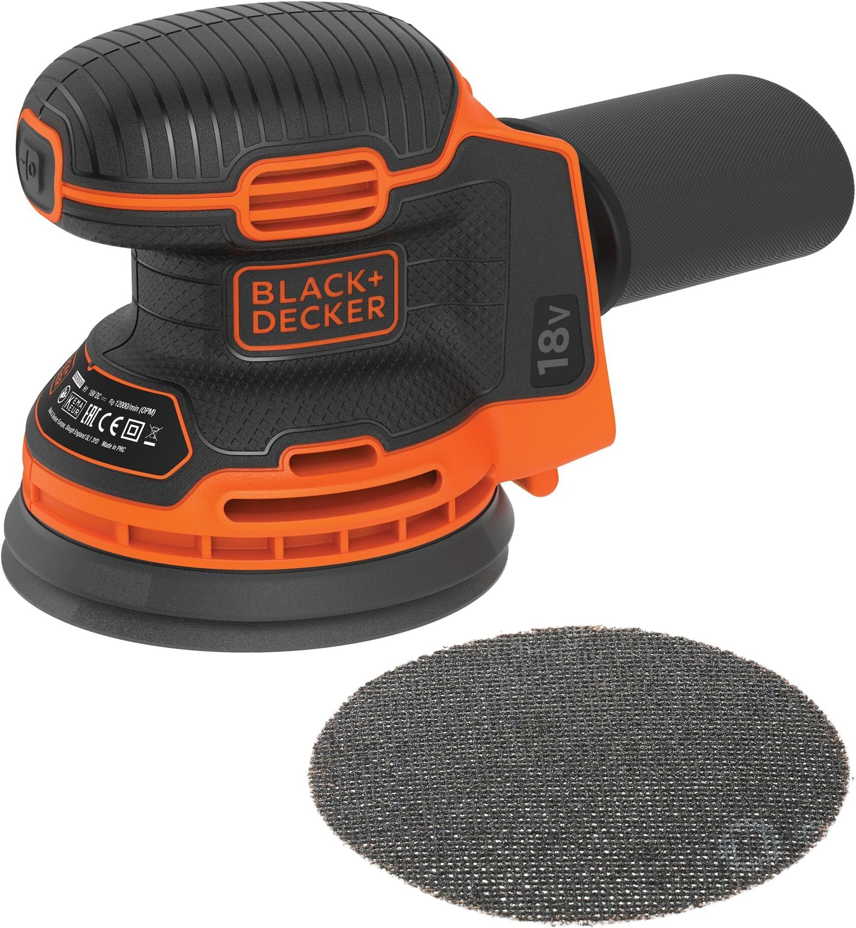 Cordless Random Orbit Sander 18V Bare Unit (Battery not Included). BDCROS18N-XJ