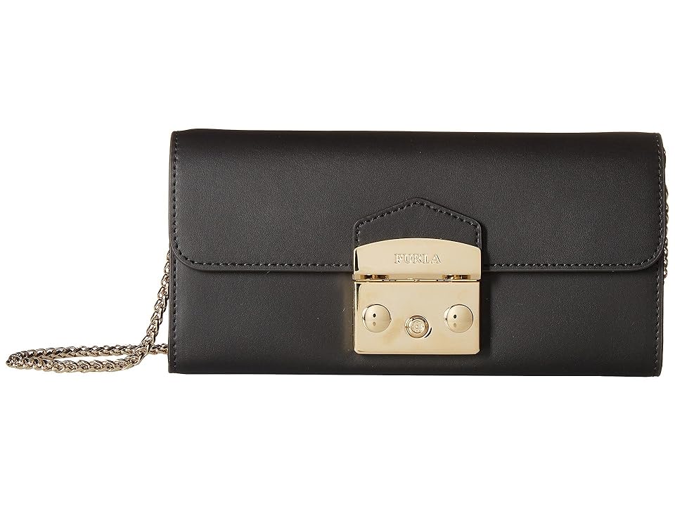 

Furla Metropolis XL Chain Wallet (Onyx 1) Wallet Handbags