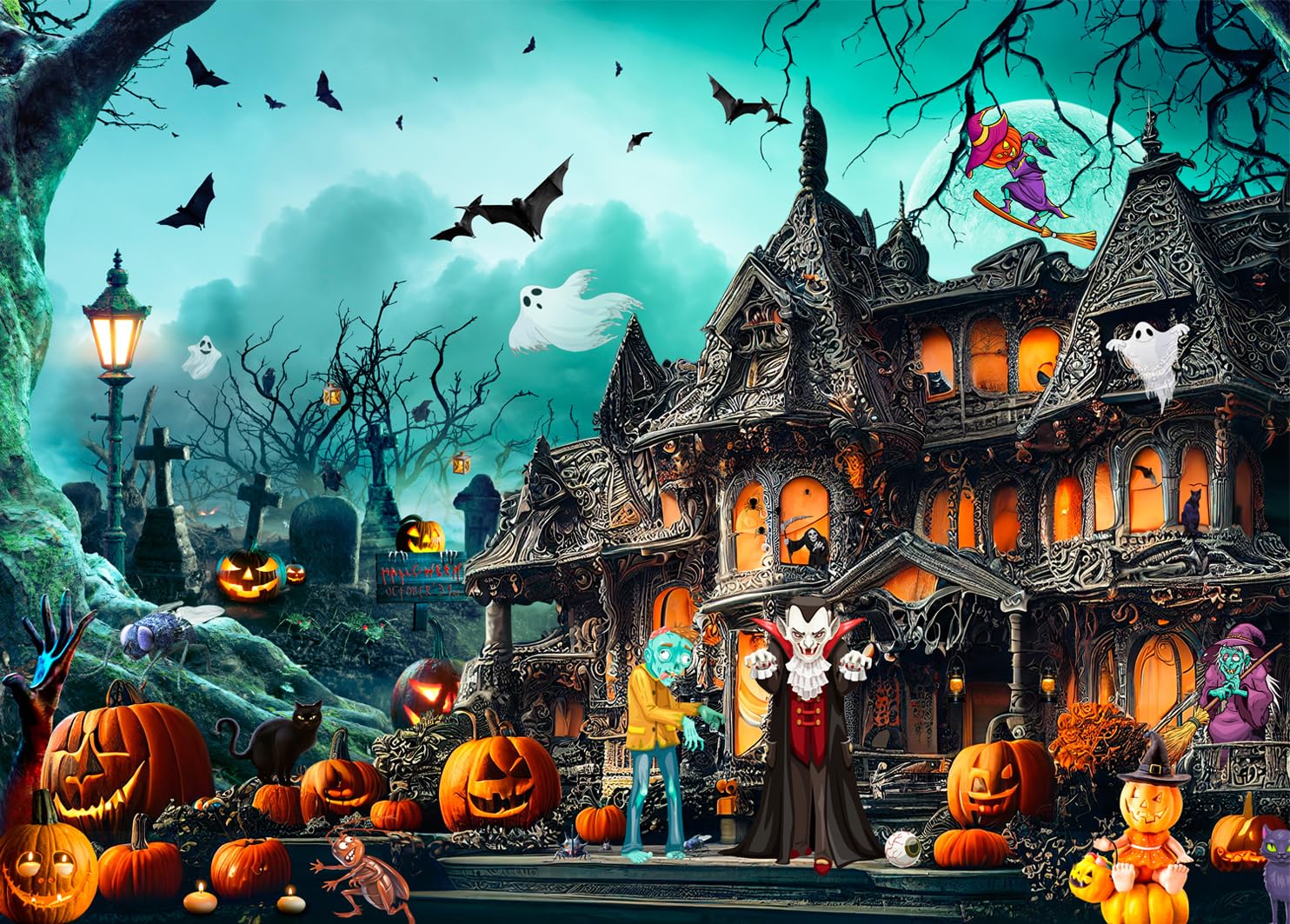 Amazon.com: Halloween Jigsaw Puzzles for Adults 1000 Piece Puzzle