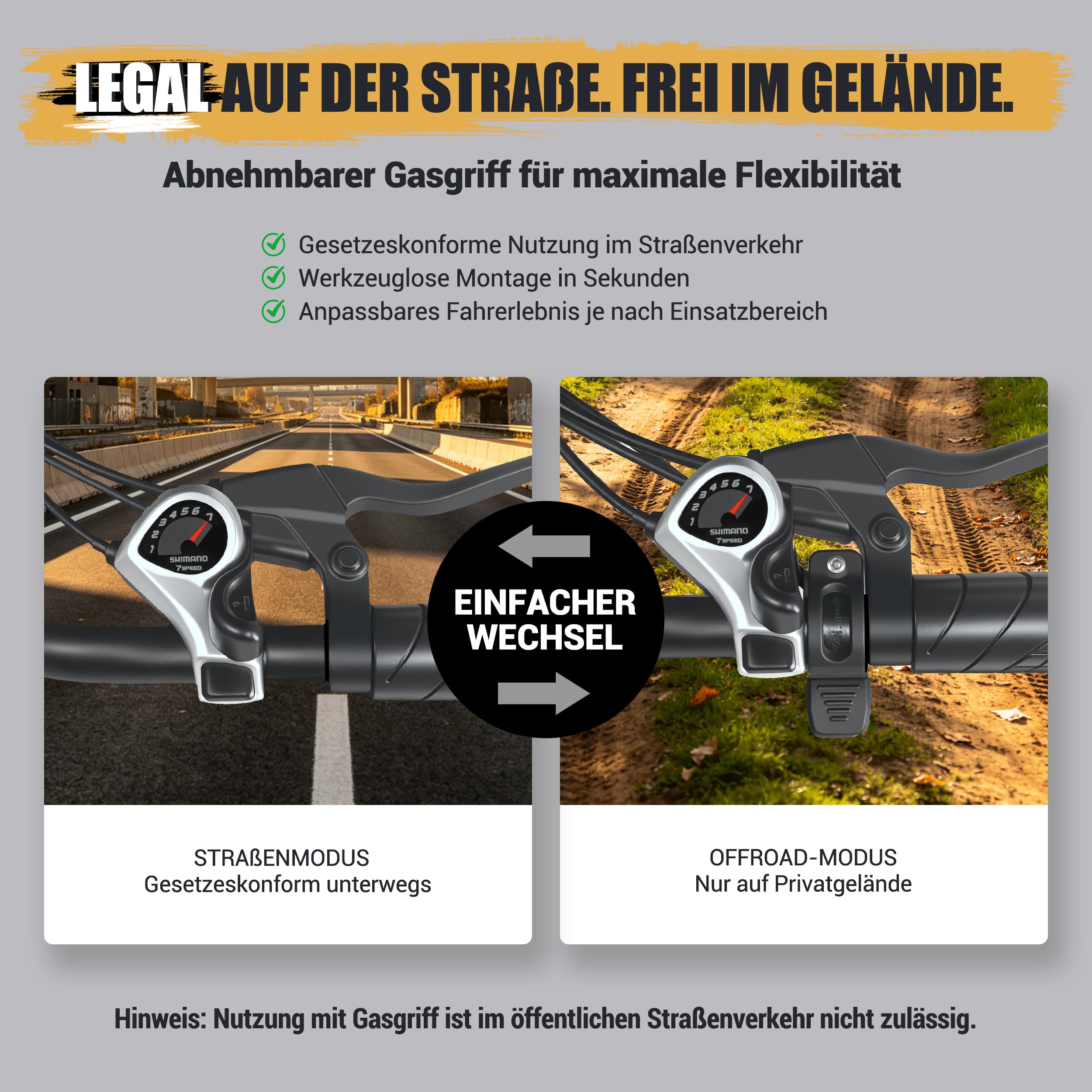 ESKUTE V202 E-Bike für Herren, 20×4 Zoll Fat Tire Offroad Elektrofahrrad mit 48V 20.8Ah Akku, NFC Entsperrung, 80 km Reichweite, Vollfederung MTB für Gelände Schnee Sand