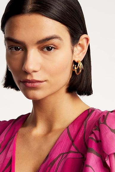 ted baker half hoop earrings