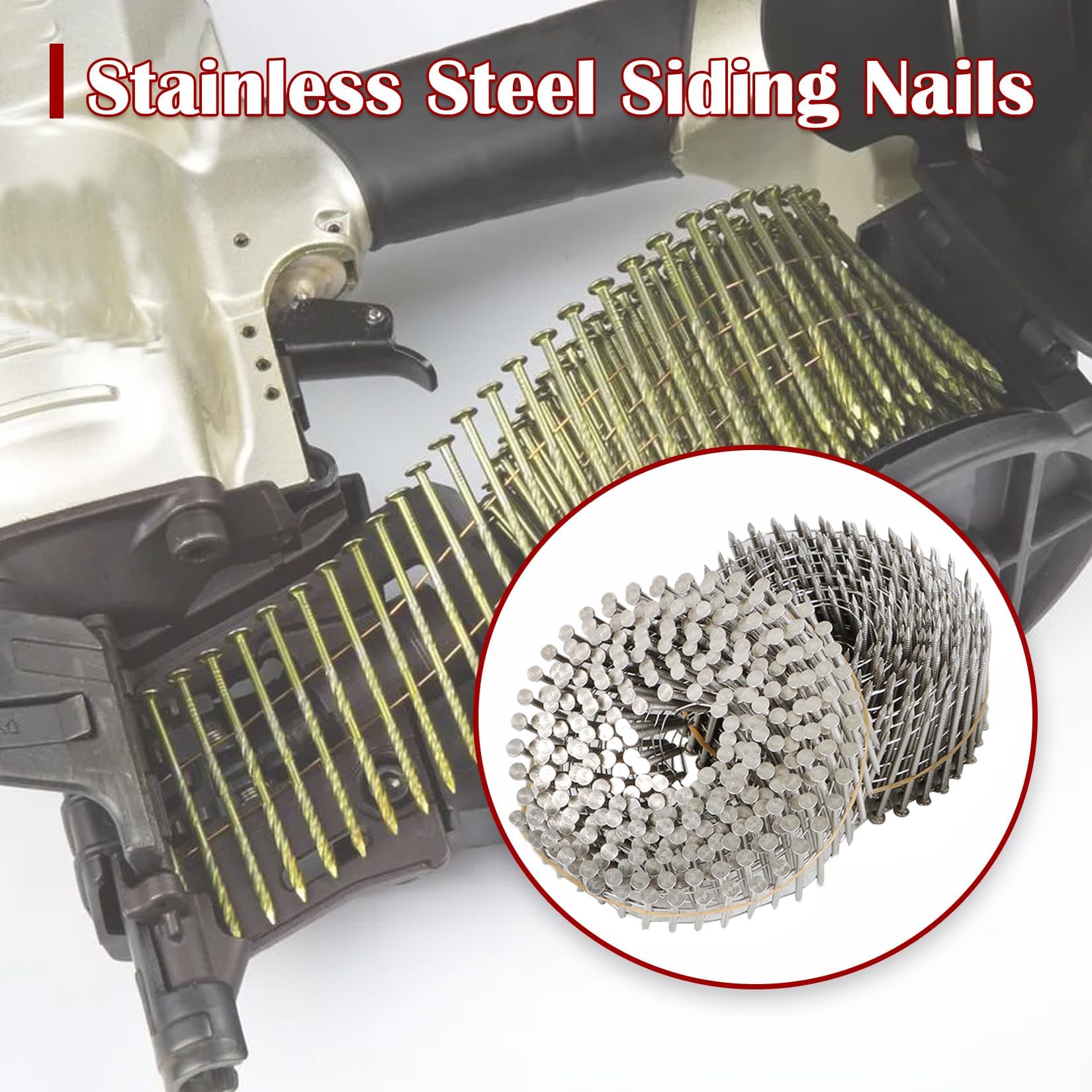 Stainless Steel Siding Nails - 3600 Count -5 Stainless Steel Siding Nails - 3600 Count -5