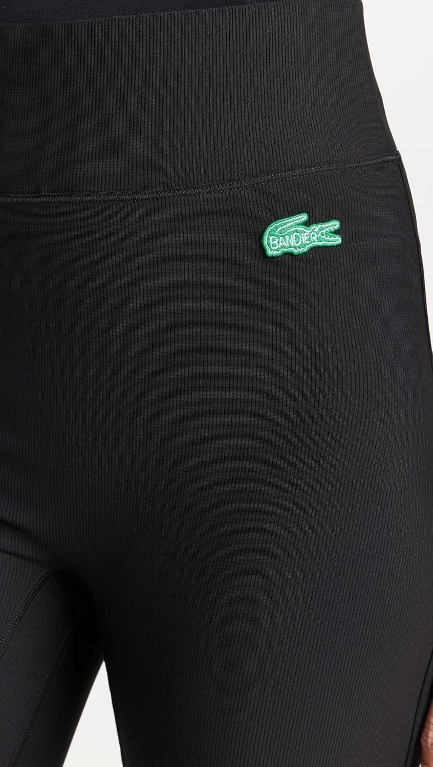 Lacoste Womens Ribbed Flare Pants - Image 6