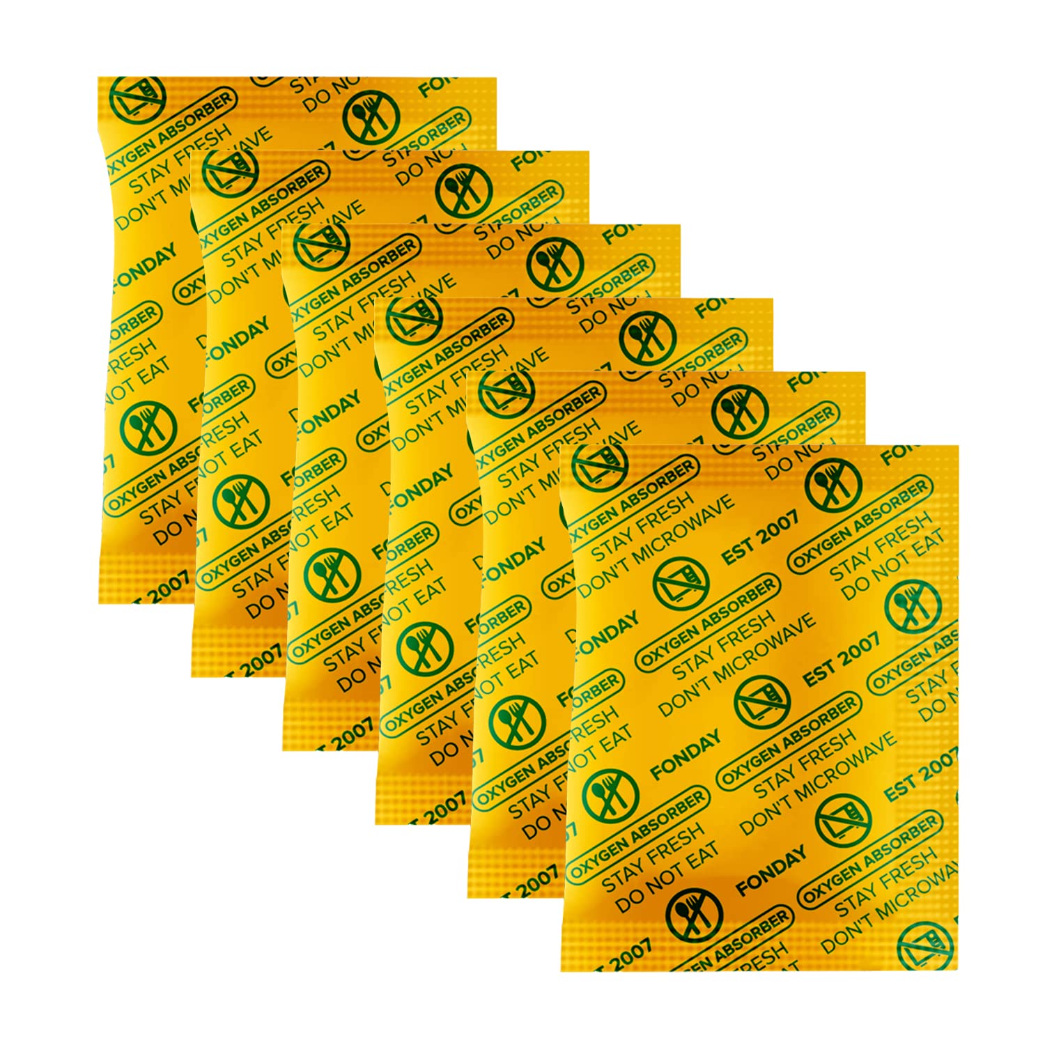 Buy Fonday 50CC Oxygen Absorbers 300 counts Food Grade Packets for