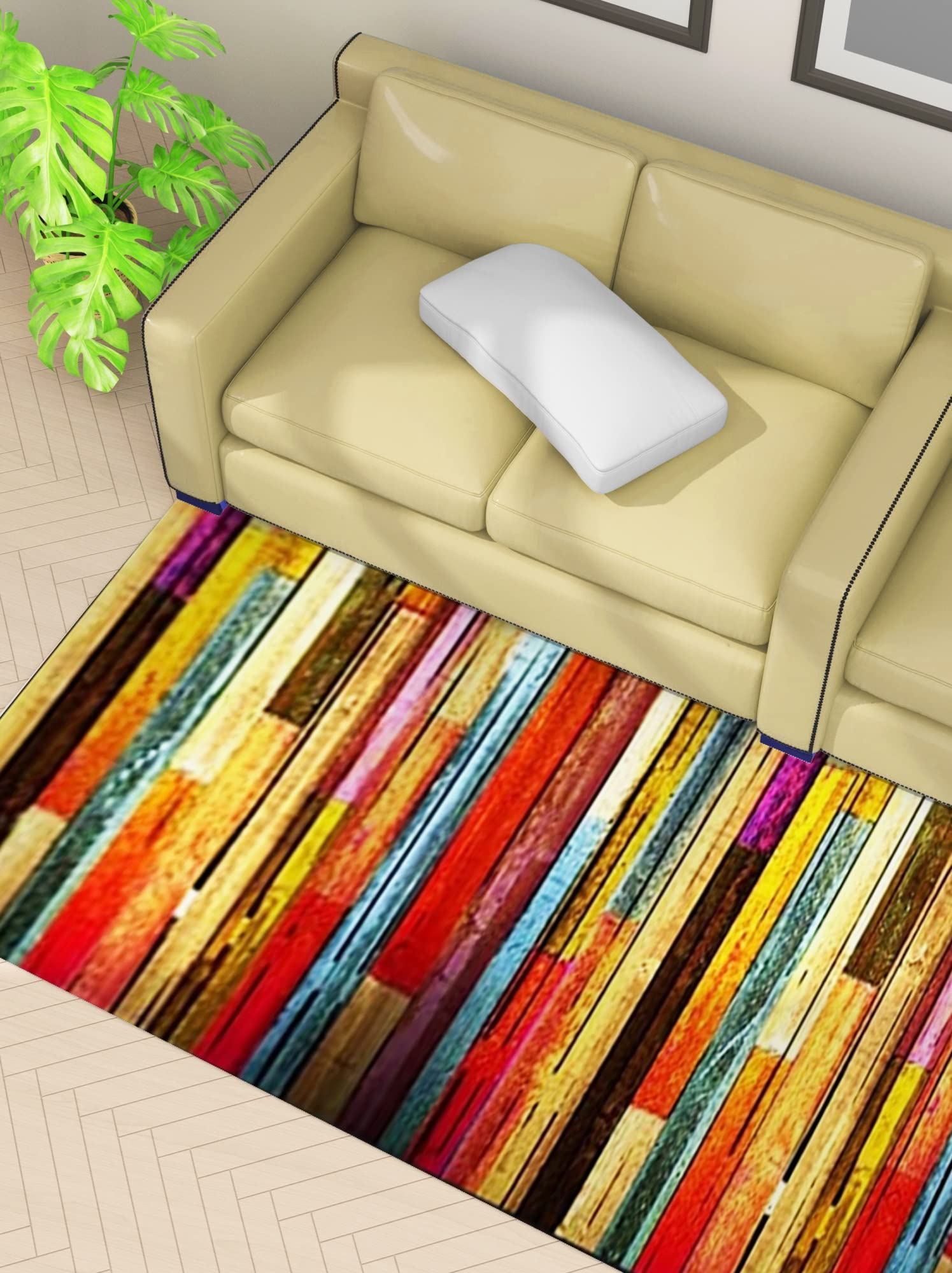RYNS Antideslizante Alfombrilla 40x340cm Salón y Cocina, Fácil Mantenimiento Alfombra Pasillo Antideslizante Múltiples Tallas, Personalizable para Cocina, Pasillo, dormitorios, G