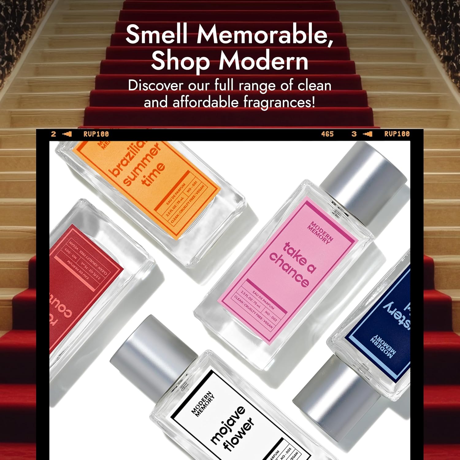 Modern Memory Rouge Couture Eau de Parfum for Women, 2.5 fl oz - Notes of Raspberry, Jasmine, & Golden Saffron - Image 9