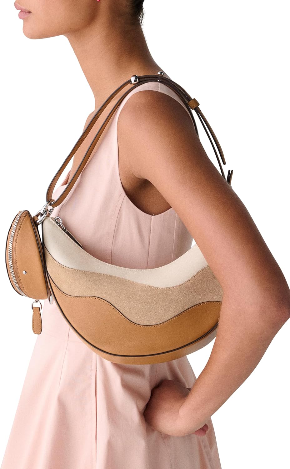 kate spade new york Duo Wavy Suede Crossbody Bag