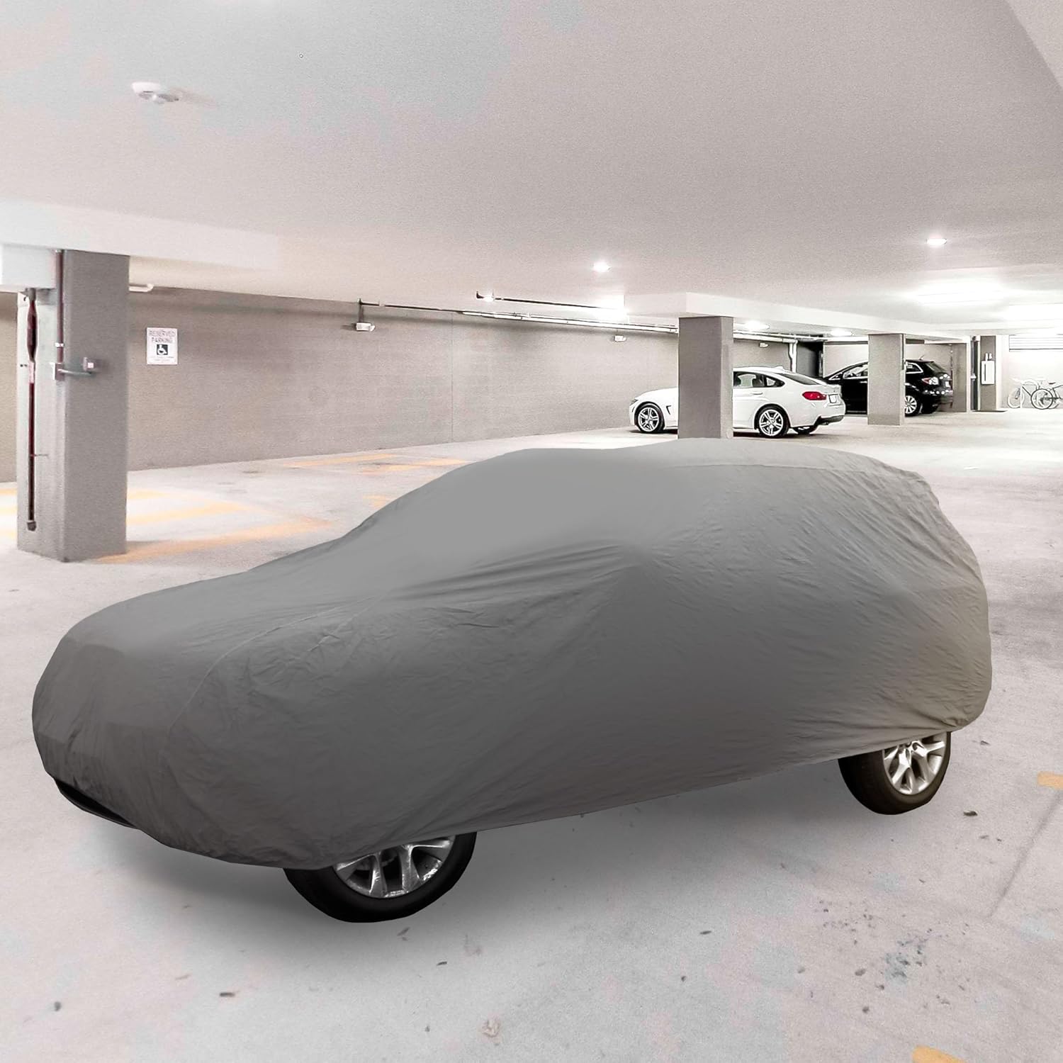 FH Group Universal Fit Small Non-Woven Water Resistant SUV Cover Small
