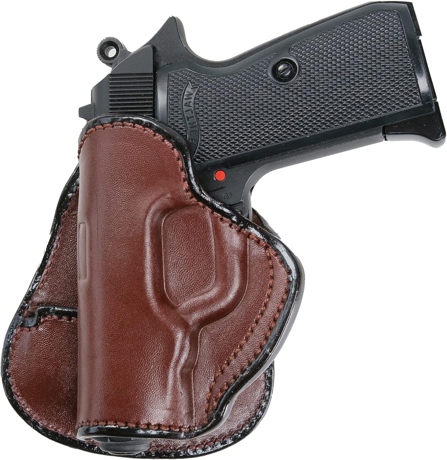 Maxx Carry Paddle Leather OWB Gun Holster for Ruger LCP, LCP II .380 ACP | Concealed Carry | Fits S&W Bodyguard 380 | Colt Mustang | Kahr CW380, P380 | Kimber Micro 380 | Sig Sauer P238 | Walther PPK