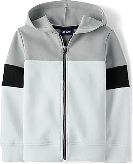 The Children's Place Boy's Long Sleeve Scuba Knit Hooded Sweatshirt