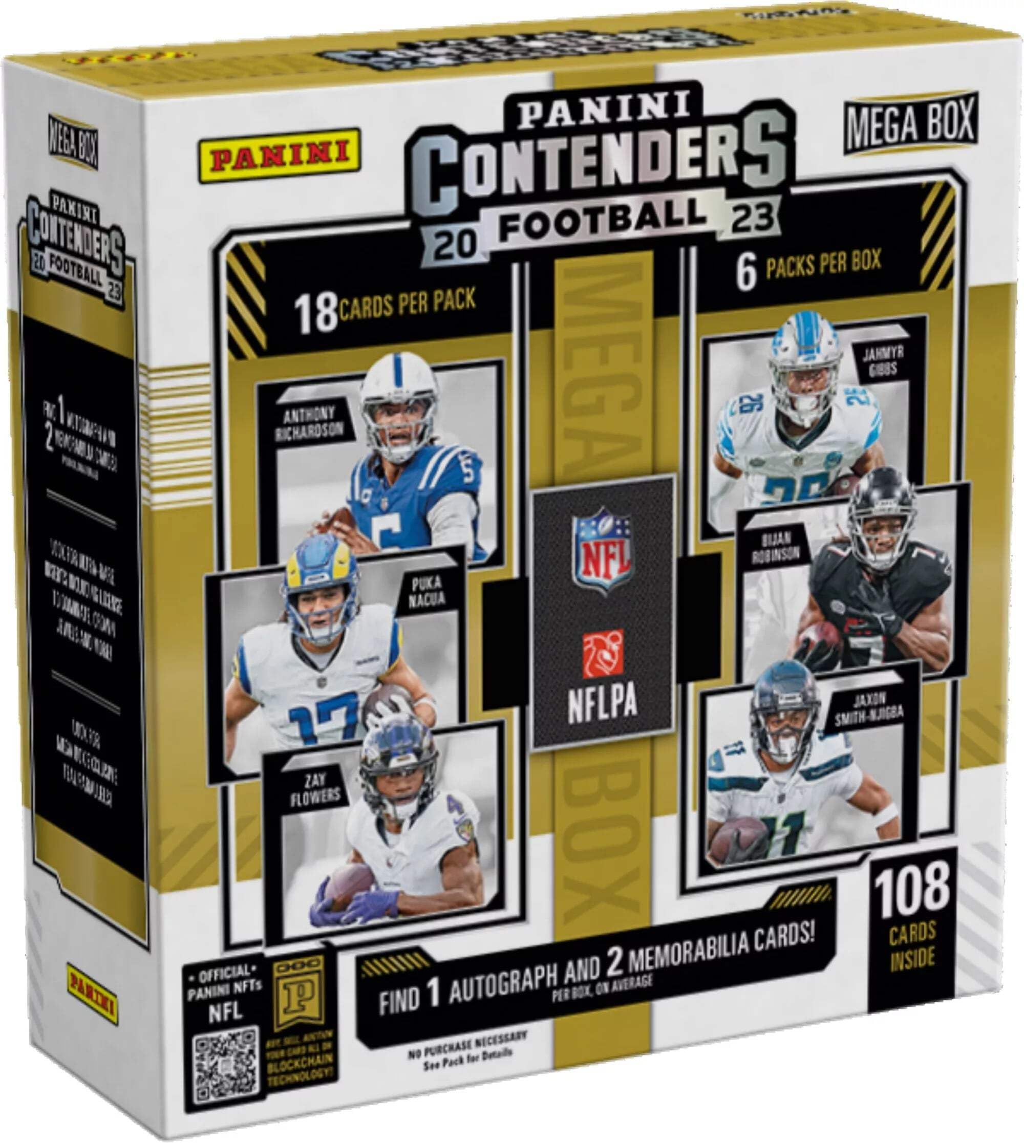 Amazon.com: Panini 2023 Contenders Football Mega Trading Card Box