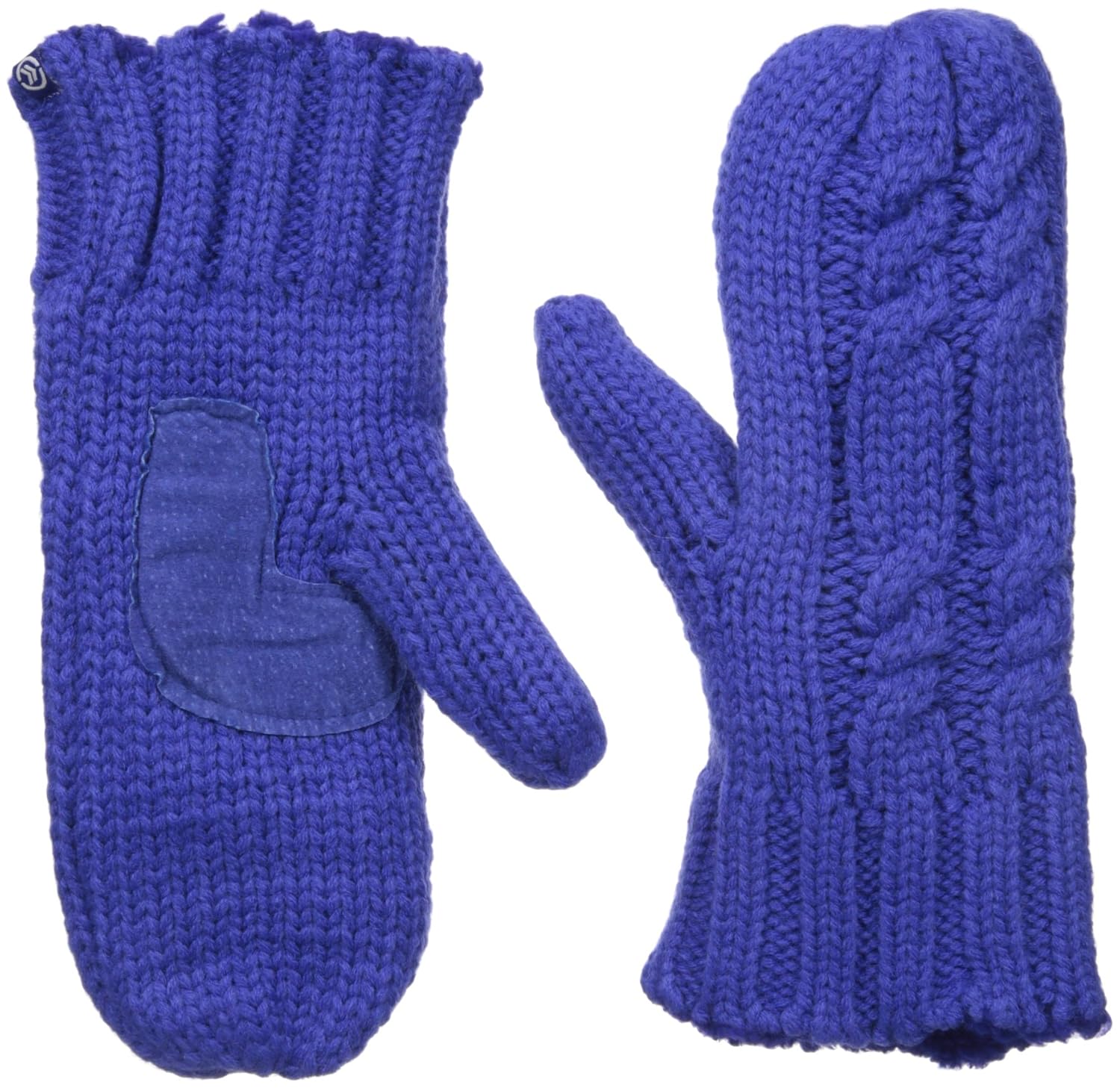 isotoner womens Chunky Cable Knit Sherpasoft cold weather mittens, Black, One Size US : Buy Online at Best Price in KSA - Souq is now