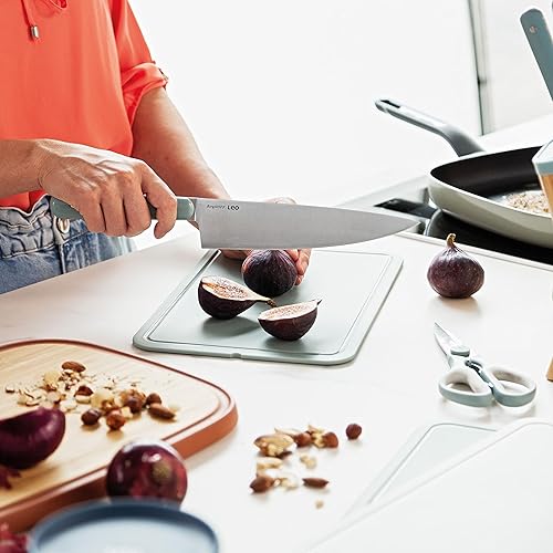 Miniatura 9 de Berghoff Slate - Juego de cuchillos de iniciación de 3 piezas, para pelar, utilidad, cuchillos de chef, hoja afilada de acero inoxidable, mango de