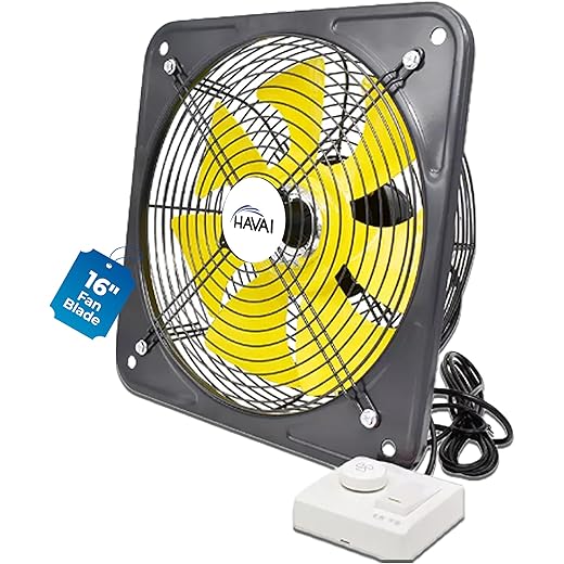 HAVAI BLDC Exhaust Fan Power 10W 220W Speed 450 2800 RPM