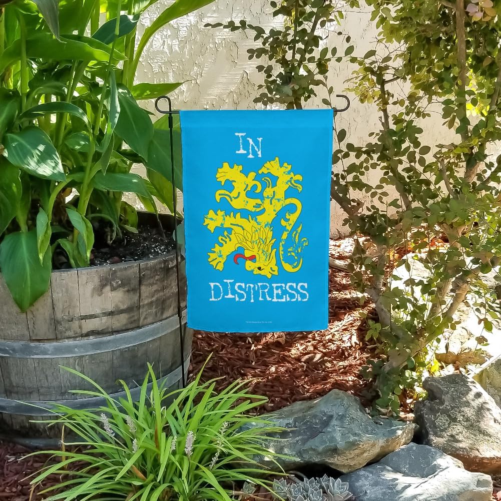 Big Bang Theory In Distress Garden Yard Flag