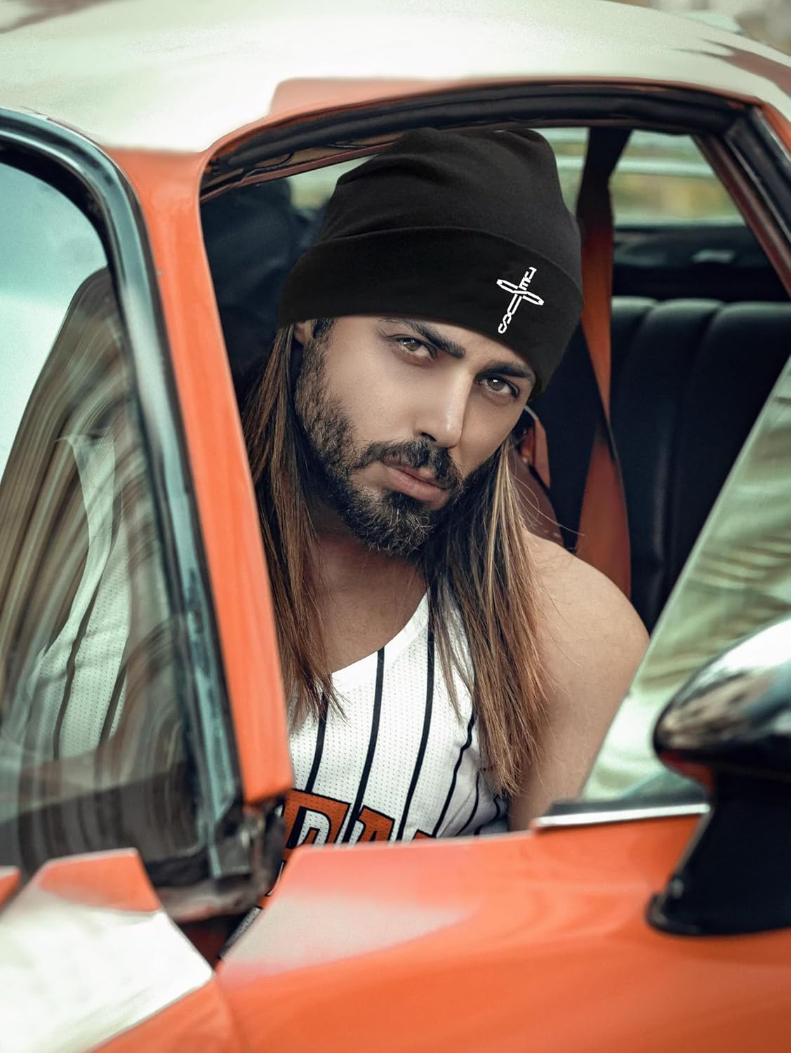 Black Beanie for Men Skull Beanie Knitted Hat Mens Winter Hat Beanies Hats for Men Women - Image 7