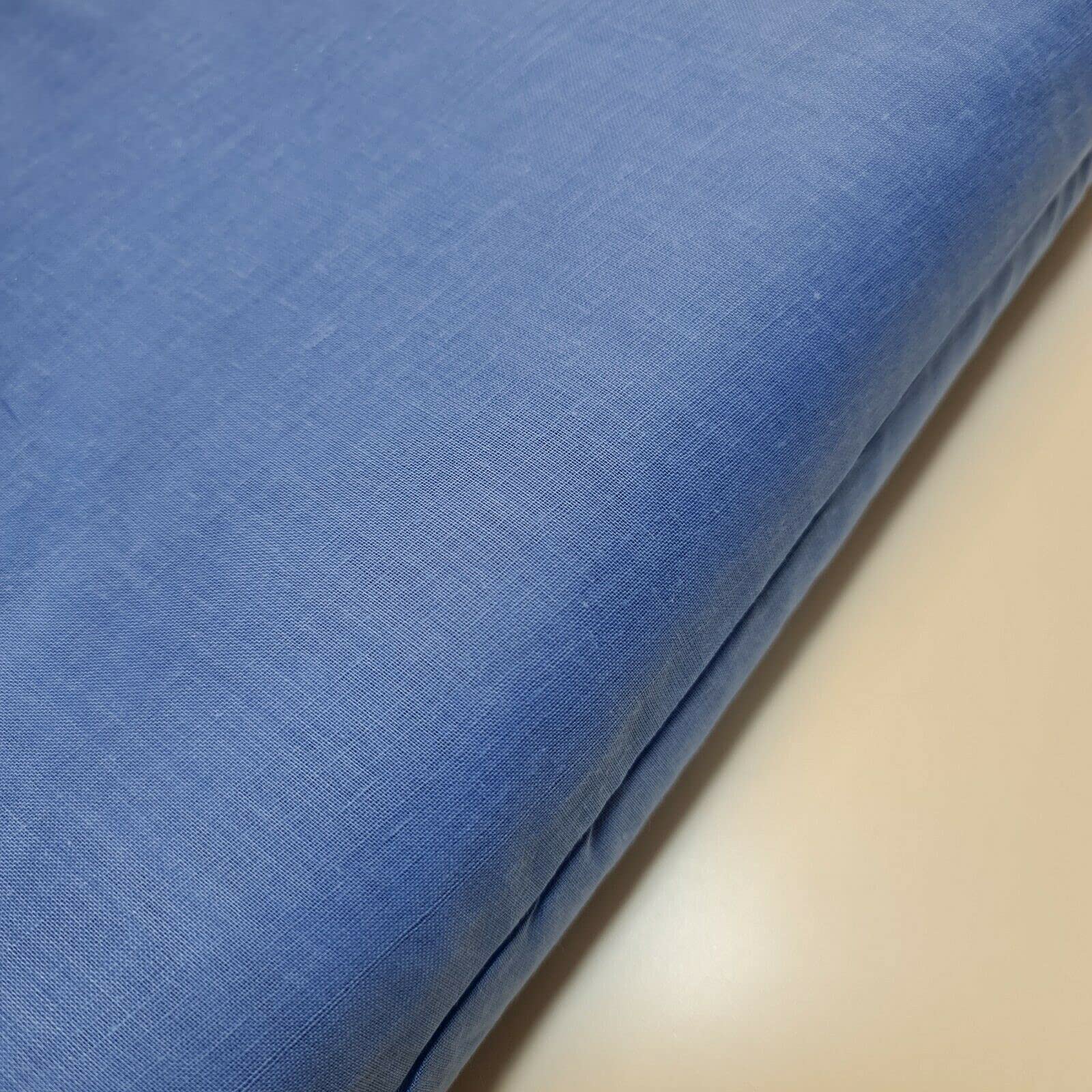 100% Cotton Soft Muslin Voile Cheesecloth Mulmul Fabric Draping Curtains 44" (2 Meter, NEWBLUE) โ image 1