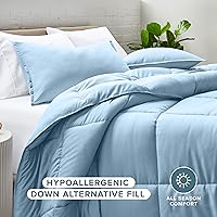 Vista 219 de Bare Home Comforter Set - King/California King Size - Ultra-Soft - Goose Down Alternative - Premium 1800 Series - All Season Warmth