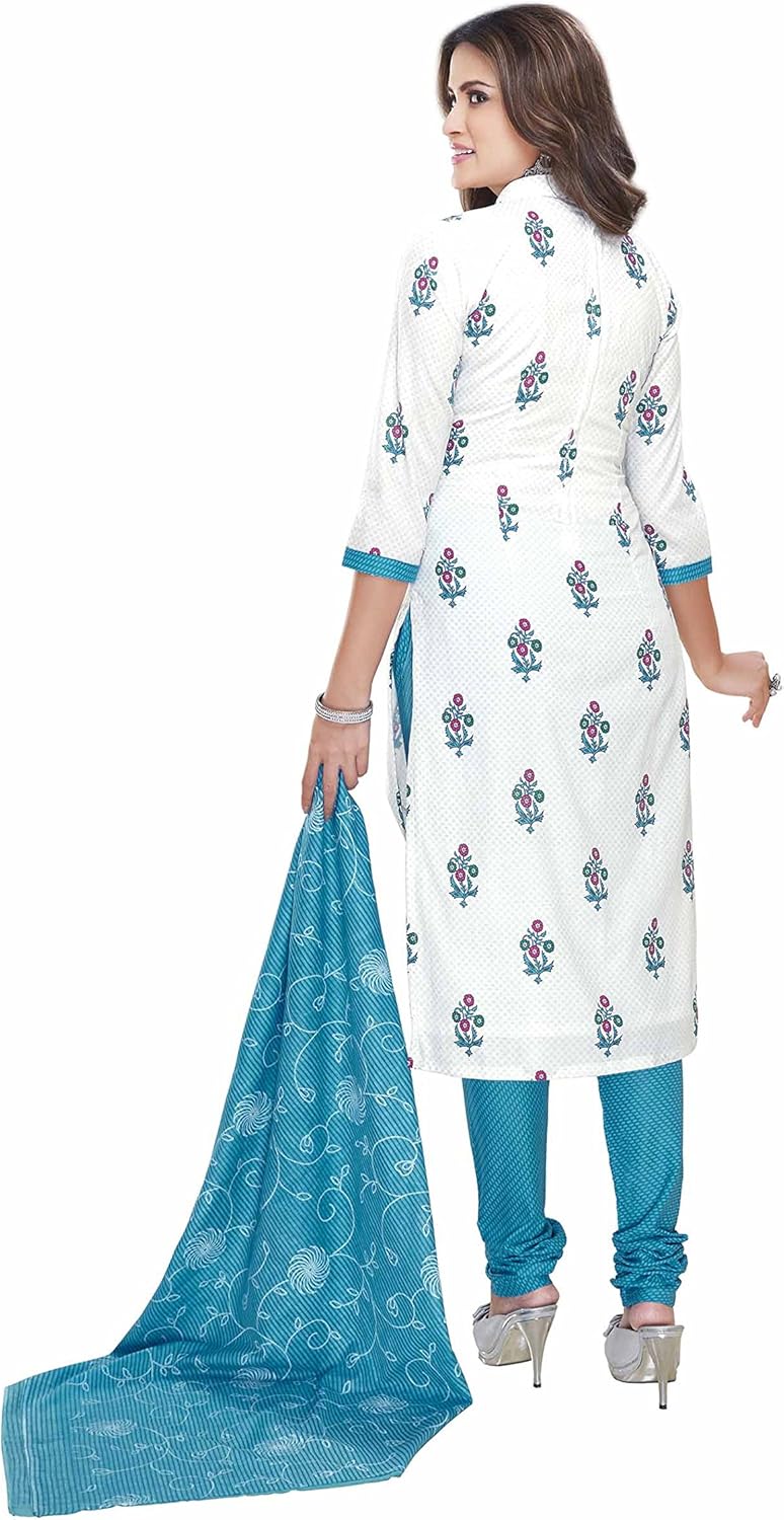 Miraan Women's Cotton Printed Readymade Salwar Suit