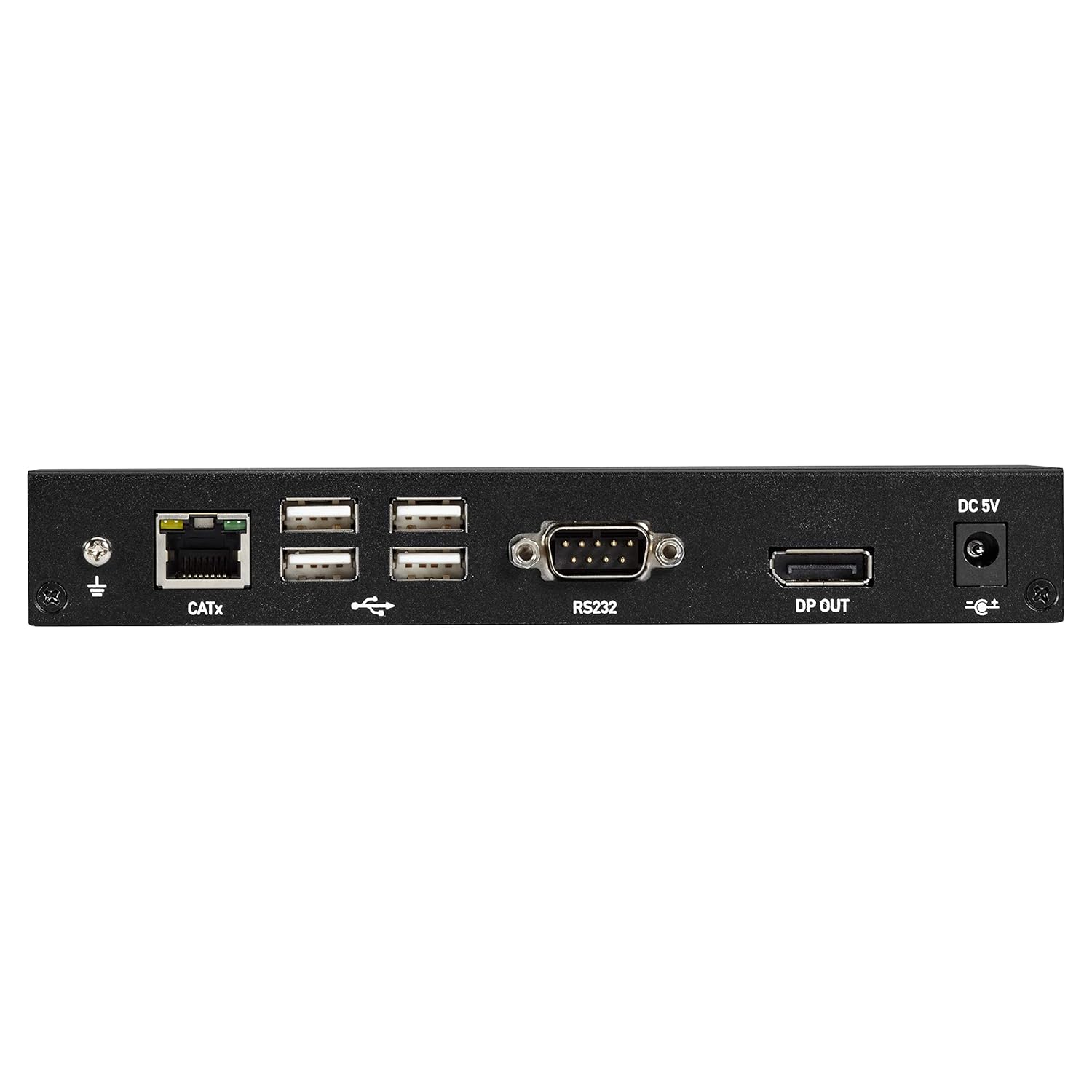 Black Box Network - KVXLCDP-100 - Black Box KVX KVM Extender - 1 Computer(s) - 1 Local User(s) - 328.08 ft Range - 4K - 3840 x 2160 Maximum Video Resolution - 2 x Network (RJ-45) - 5 - DisplayPort - 5