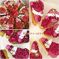 Vista 8 de Molde de rebanada de pastel de 8 cavidades, molde para hornear rebanada de pizza, molde para hornear pan de maíz, mousse, molde para pizza, jabón