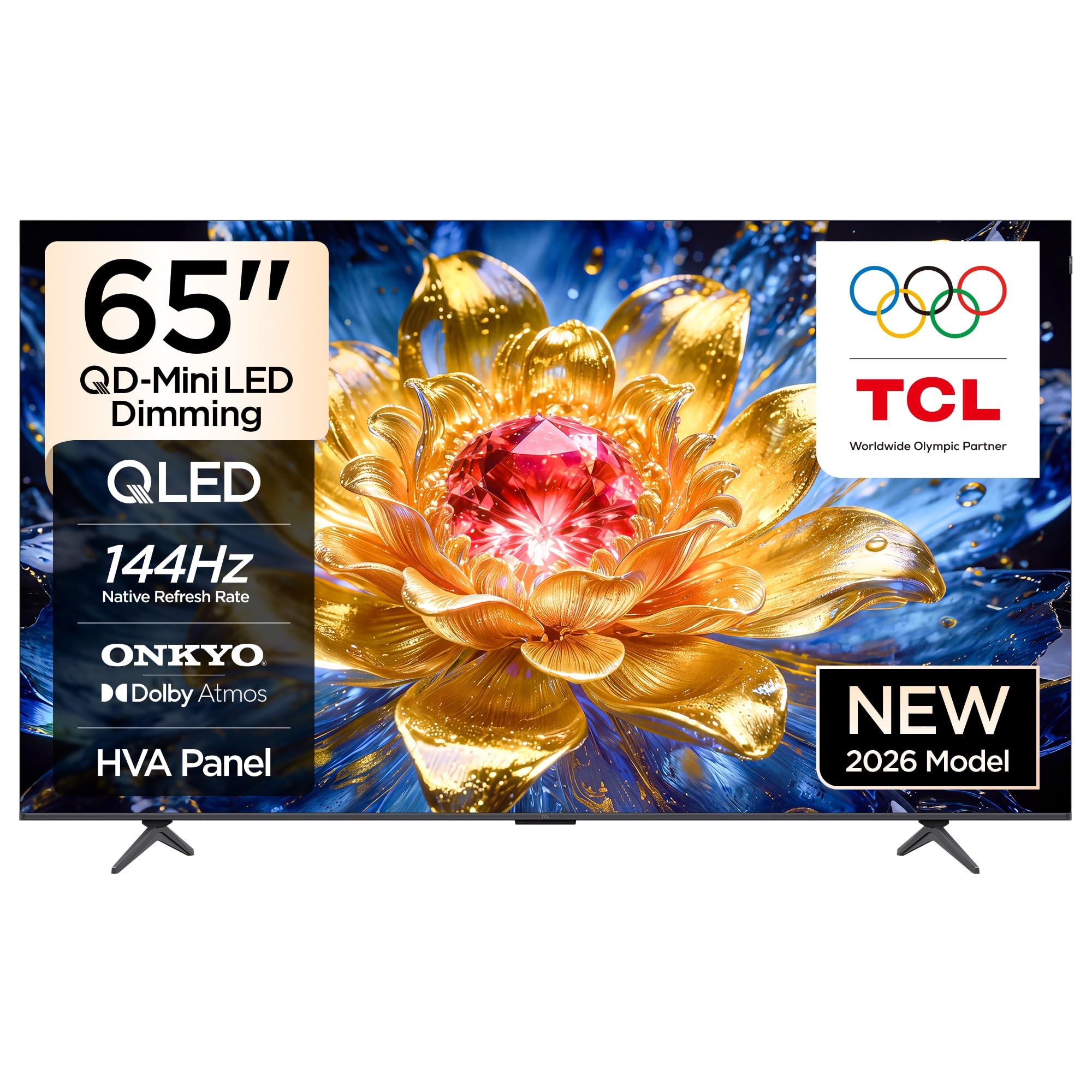TCL 65 inç Akıllı TV 65T8D 4K QD-Mini LED Dimming Renkli…