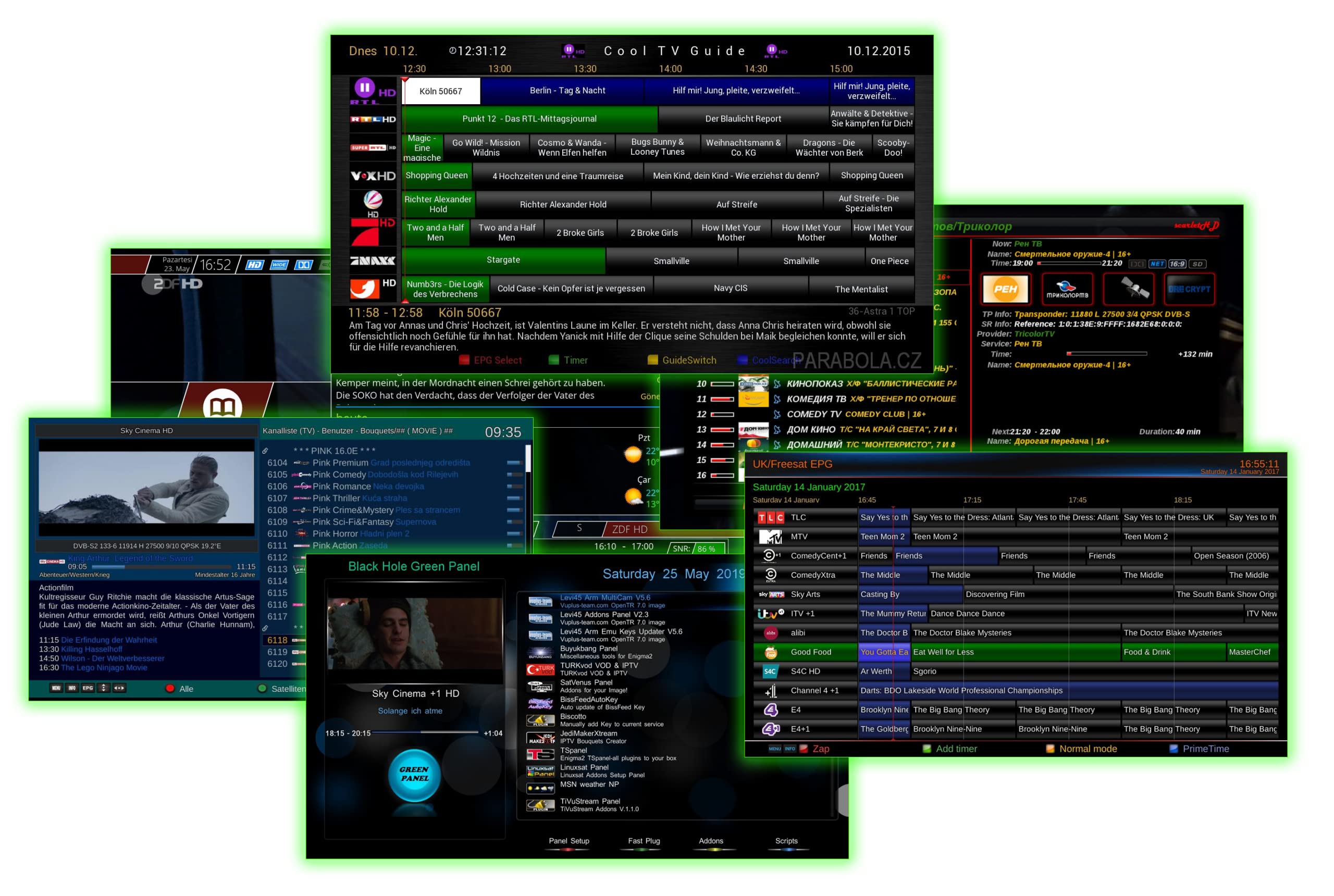 Decoder Enigma 2 Uclan Ustym 4K Pro Combo DVB-S2X+DVB-T2/C Wifi Multistream