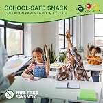 GoGo squeeZ Fruit Sauce Paquet de variétés, pomme, fraise, pêche, banane, pas de sucre ajouté. 90g par poche, boîte de 20
