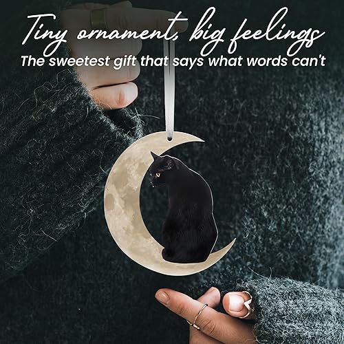 Vista 109 de Adorno de Navidad rústico de granero rojo – Decoración de árbol de vacaciones de granja con tractor y molino de viento, decoración de escena