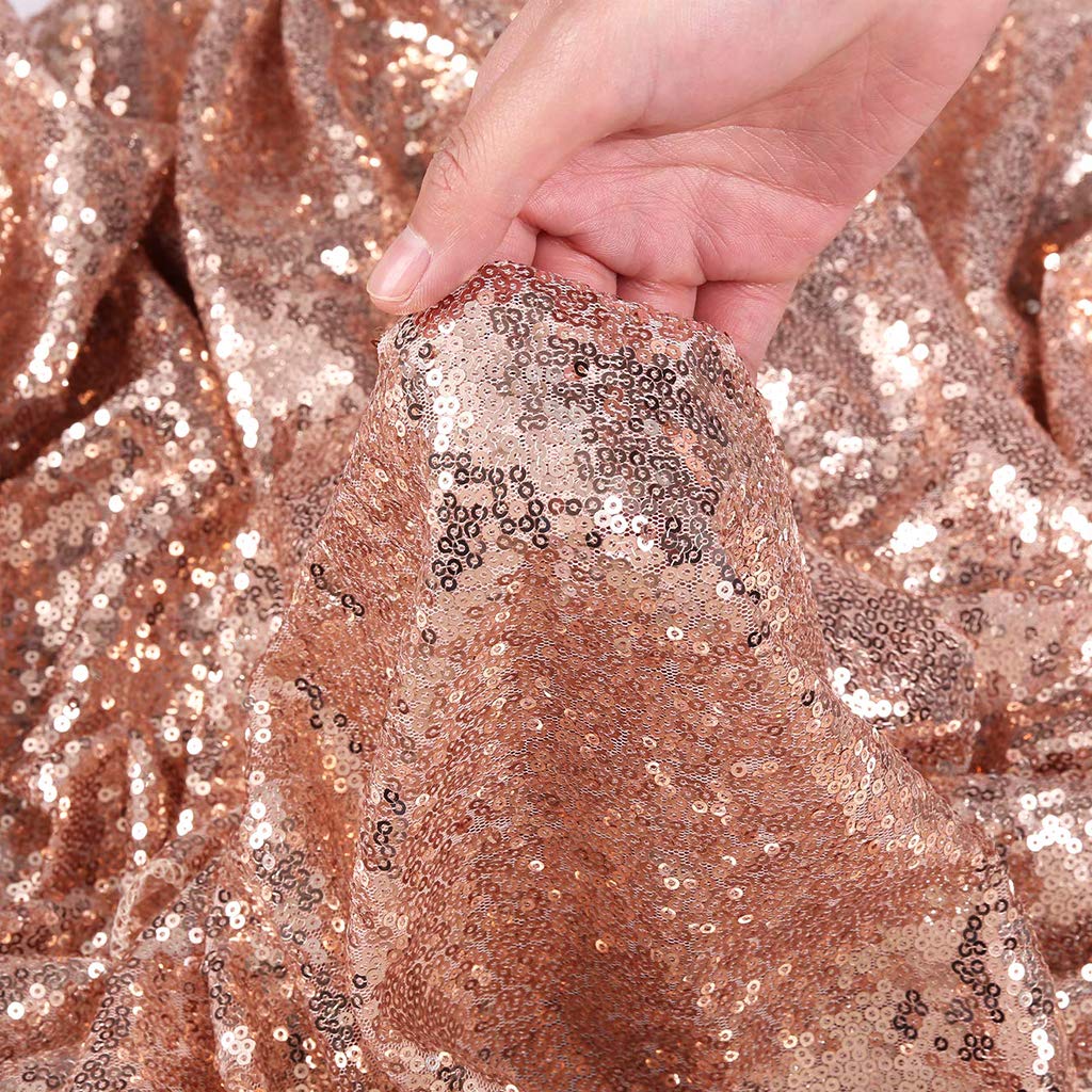 2Pieces Sequin Backdrop 2ftx8ft(60x243cm) Shiny Seamless Photo Booth Curtain for Party Wedding Decoration Photo Background, Iridescent — view 205