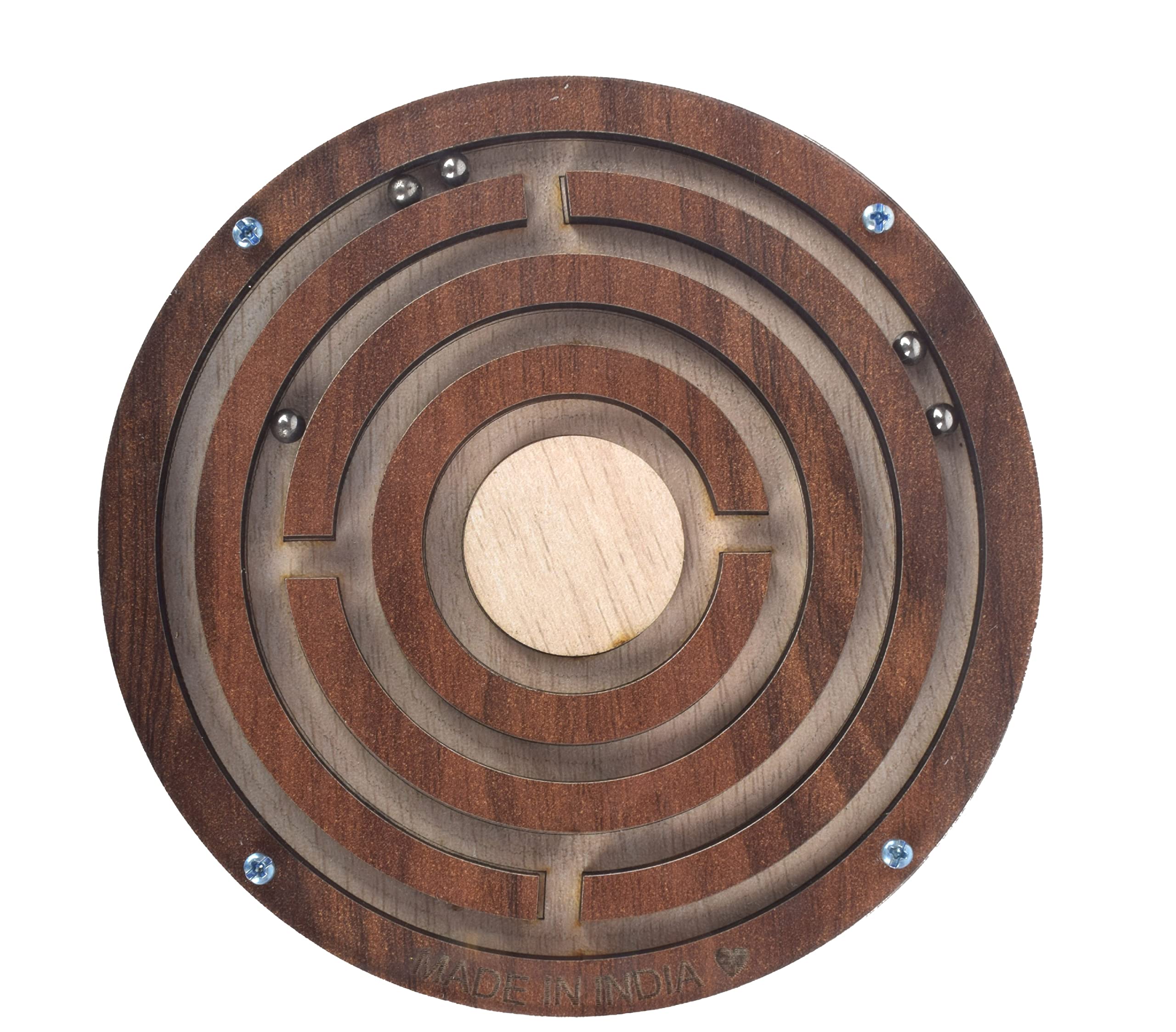 GLNRM Wooden Round Ball in a Maze Puzzle Toys Wooden Jigsaw Puzzle for Kids Ages 2 Years Plus Unique Gifts for Children - Indoor Outdoor Games (B0BNDTY8ZW) Amazon Price History, Amazon Price Tracker