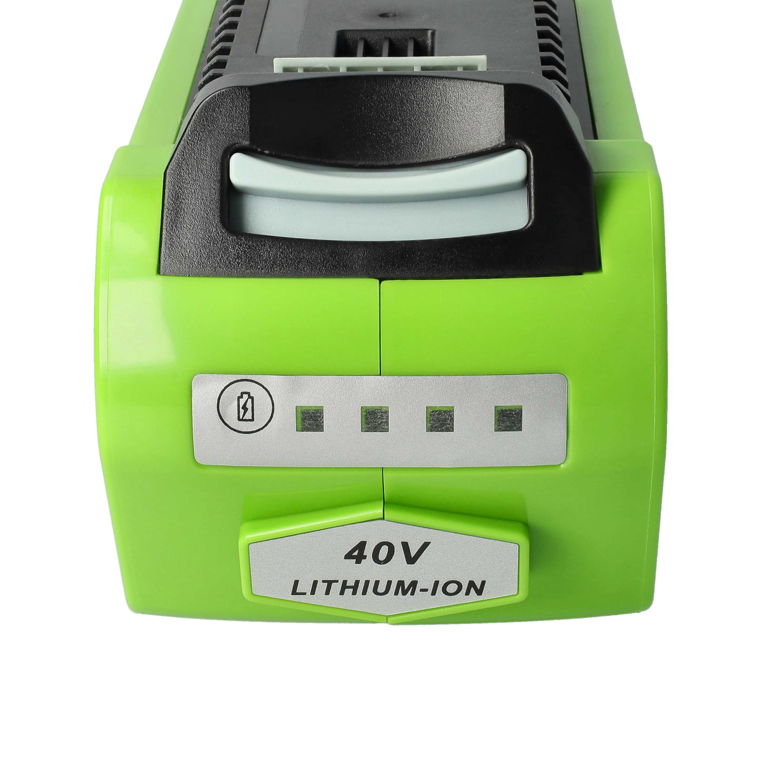 vhbw batteria sostituisce Greenworks 29717, 29727, 29472, 29662, G-MAX 4 AH Li-Ion, 29462 per utensile (4000 mAh, Li-Ion, 40 V)