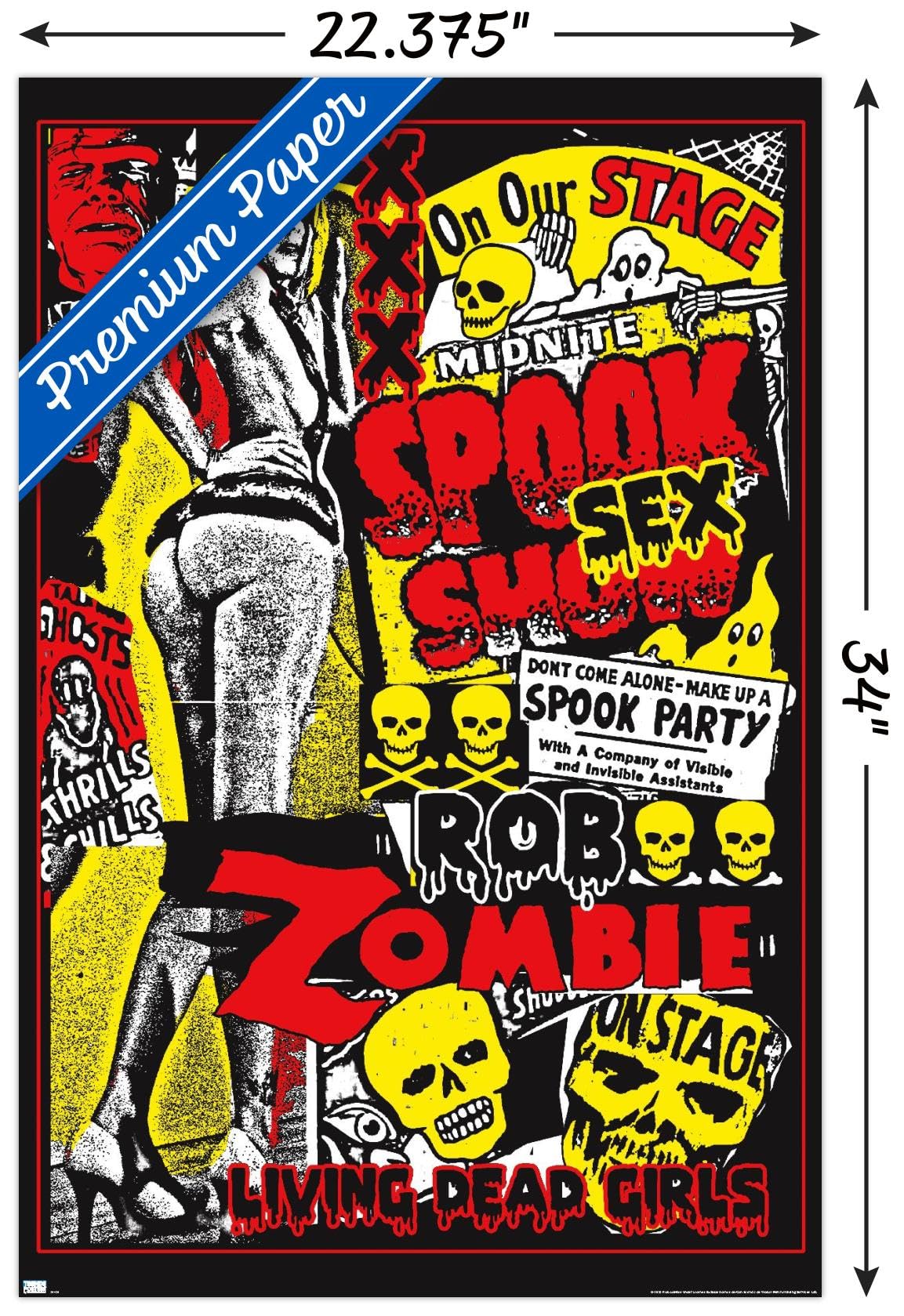 Amazon.com: Rob Zombie - Living Dead Girls Wall Poster, 34L