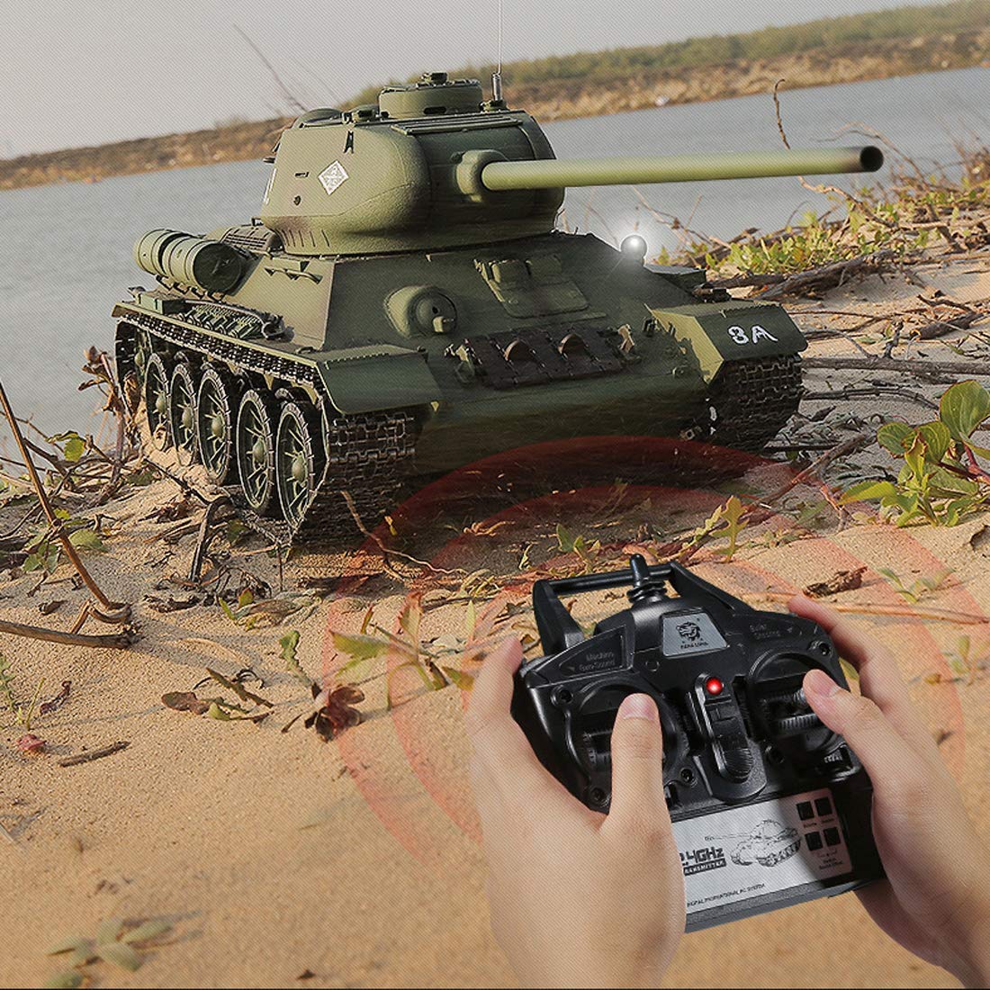 Amazon.co.jp: 億騰 RC 6.0ver 1/16 2.4Ghz ラジコン 戦車 ソ連陸軍 T
