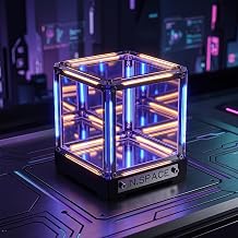 4D Infinity Mirror Cube Night Light 2000mAh Battery Desk Decor