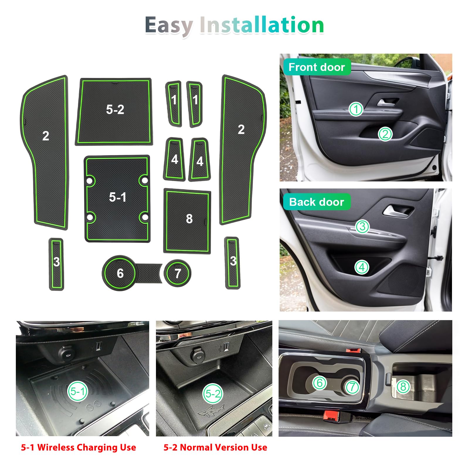 4Pcs RVS Dorpelbeschermers Voor Opel Vauxhall Mokka B 2020 2021 2022